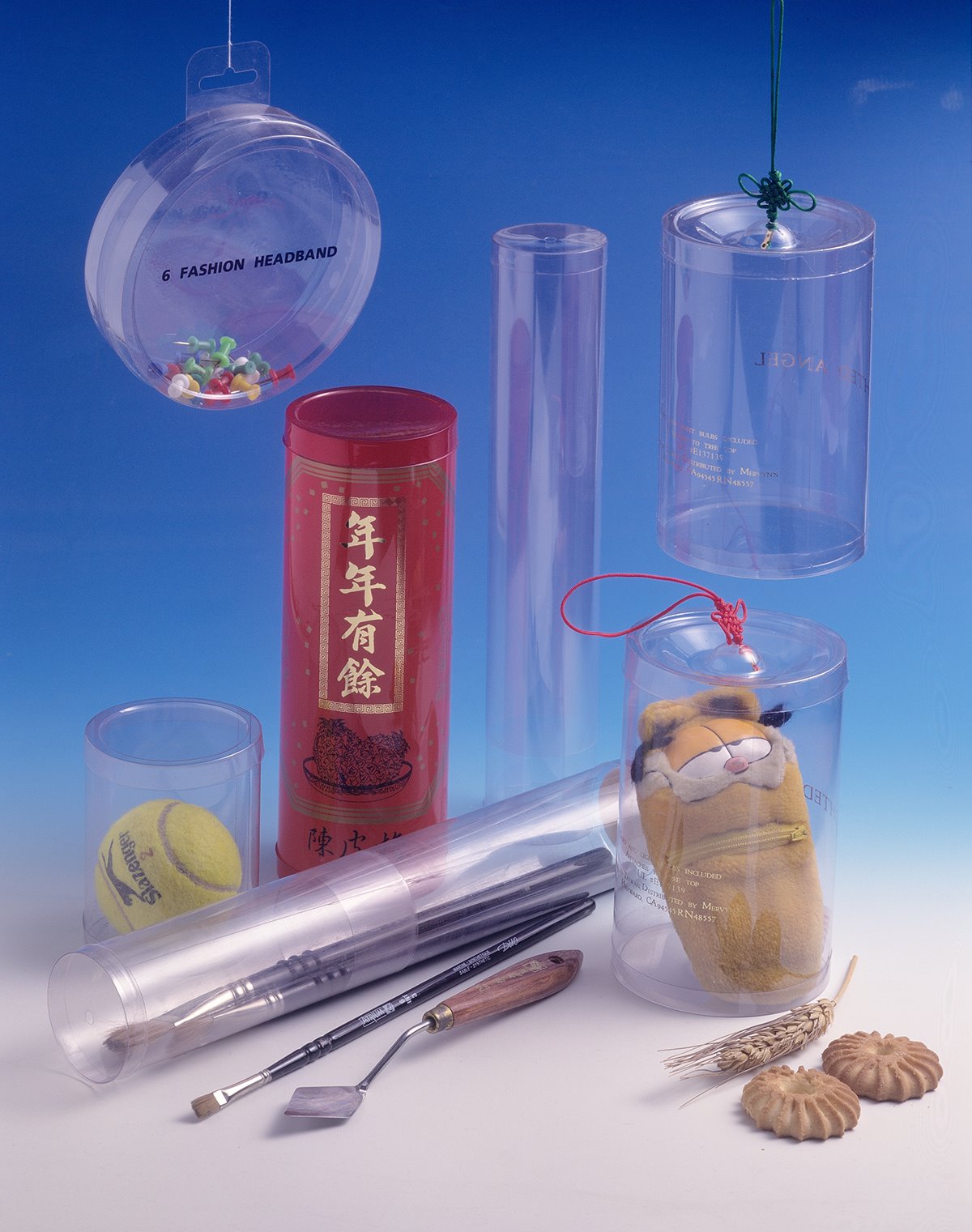 瓏琳舊官網透明塑膠圓筒、搭接黏邊與獨立圓蓋實品