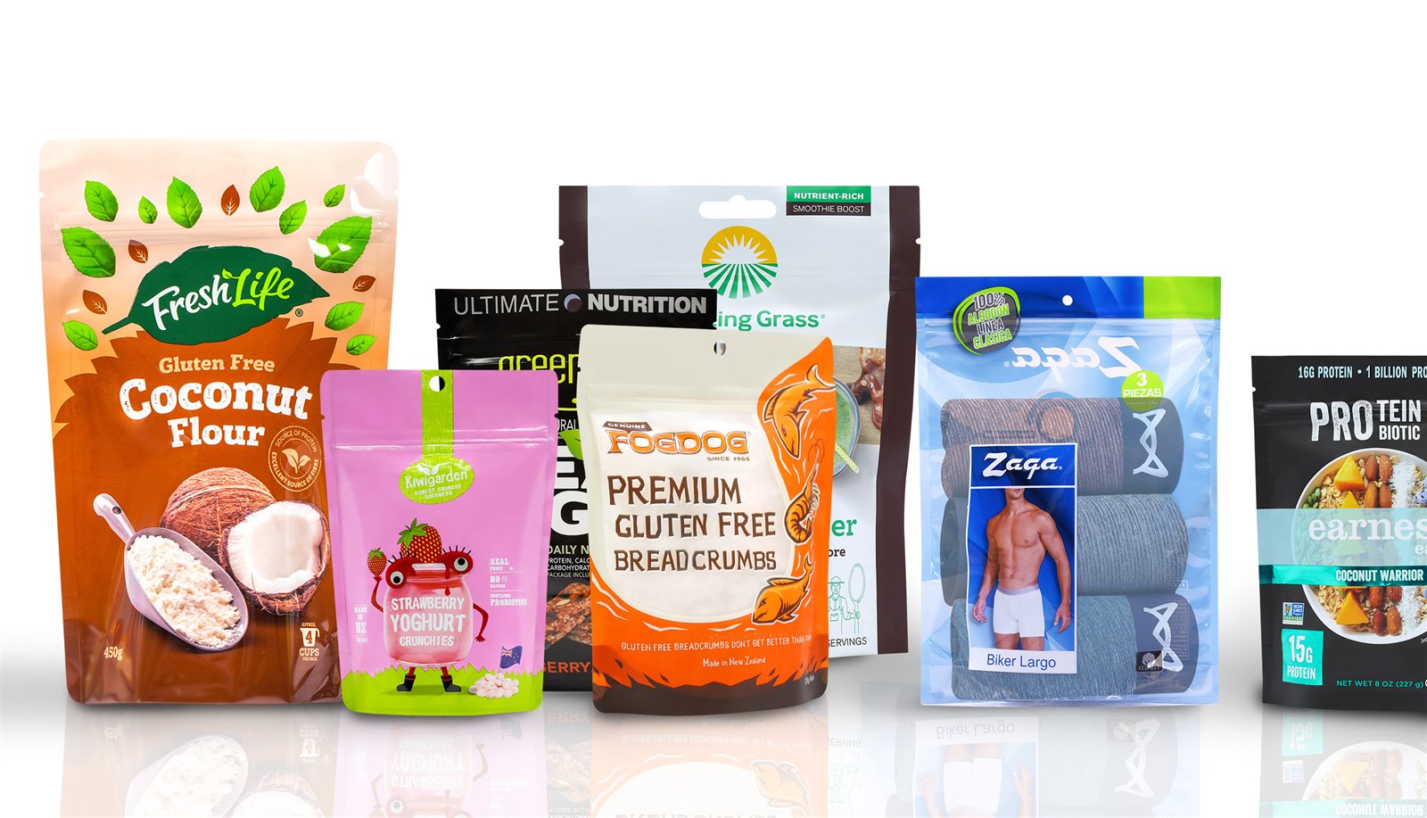 既有軟袋資料中的食品茶葉日用品自立夾鏈袋參考